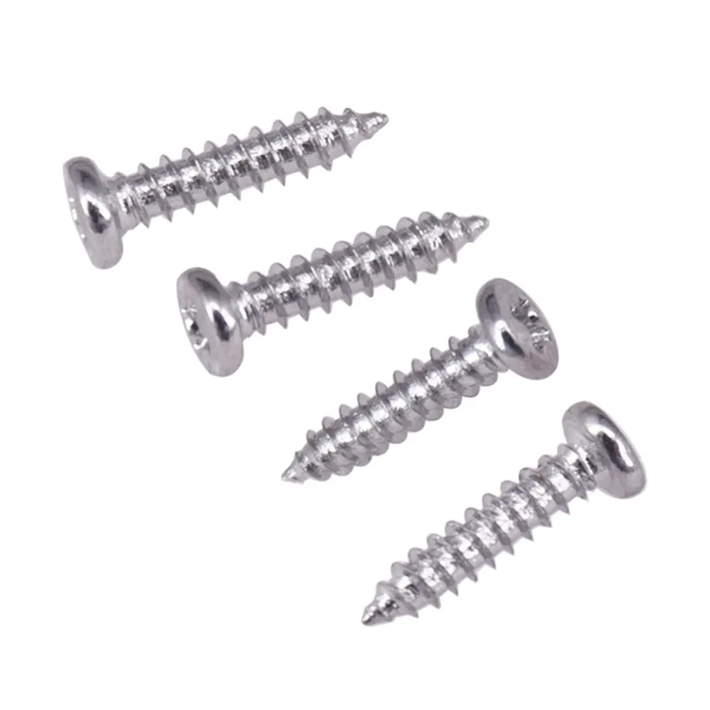 E-Gitarre Gitarre Stimmschraube Schrauben 2,2 x 11 mm 50 Stück Akustikgitarre Banjo Mechaniken Mechanik Stimmwirbel Ukulele Nützlich – Detail 7