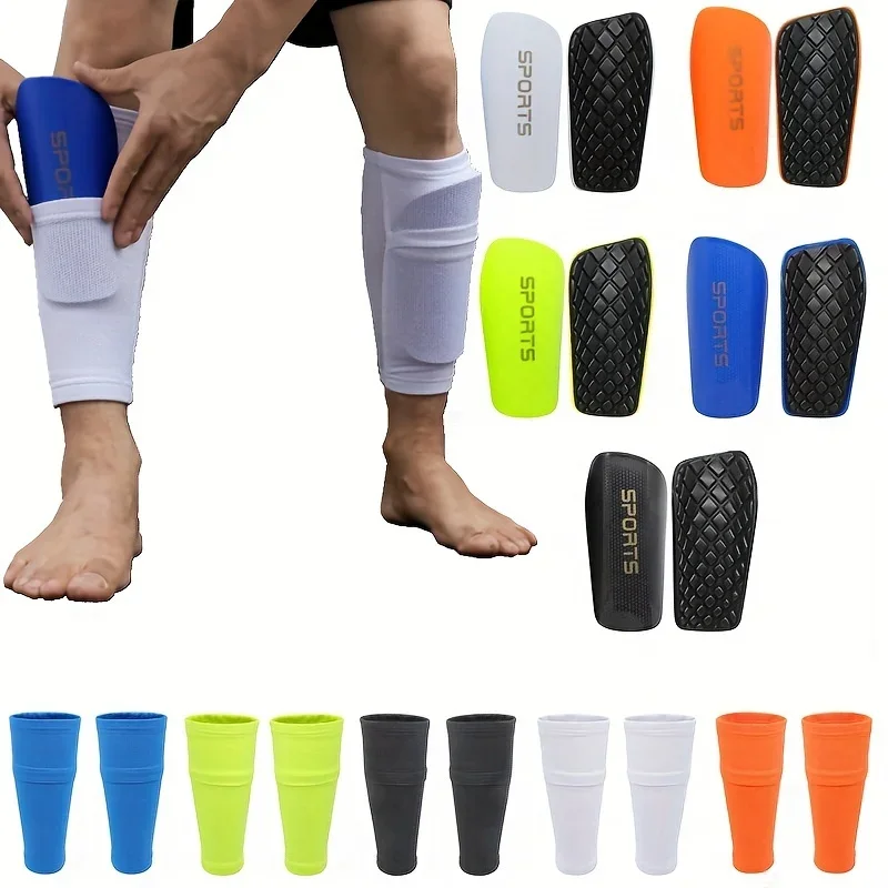 Full Package Sports Football Shin Guards Breathable Elastic Foot Guard for Men And Women Drop Resistant Fixed Design