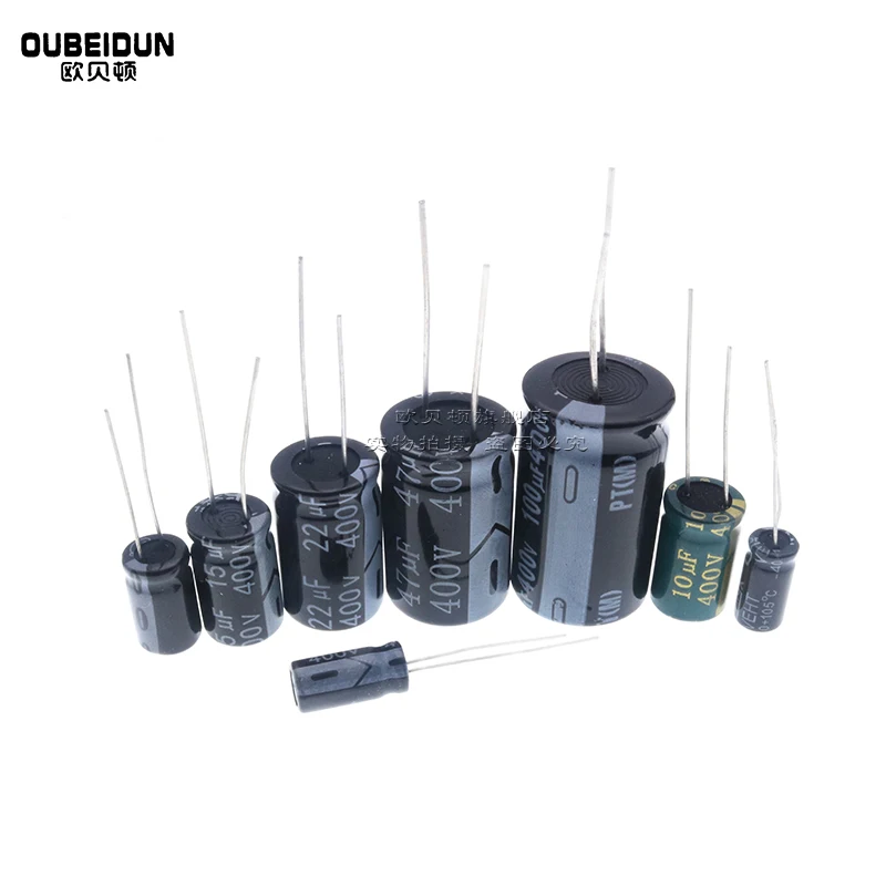 In-line aluminum electrolytic capacitor 150UF 400V 450V High frequency low resistance 18*35MM ±20% gd200 004g 5r5p 4 inverter vfd frequency ac drive new 3 phase 400v 4 5 5kw 13 5 19 5a input
