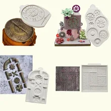 

1pcs UV Resin Jewelry Liquid Silicone Mold Punk Style Gear Resin Charms Pendant Molds For DIY Intersperse Decorate Making