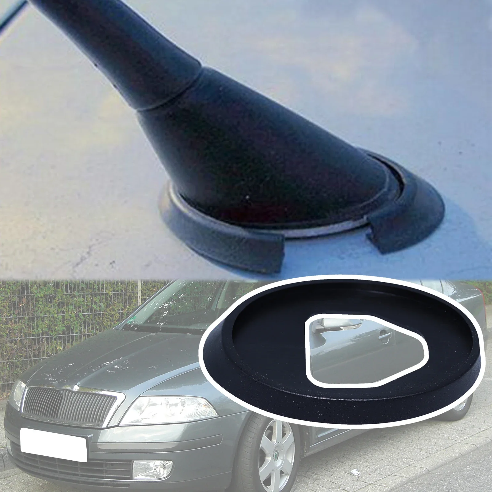 

Roof Mast Whip Aerial Antenna Rubber Base Gasket For Skoda Octavia MK2 MK1 1Z 1U Seal Pad 2000 2003 2005 2007 2009 2011 2012