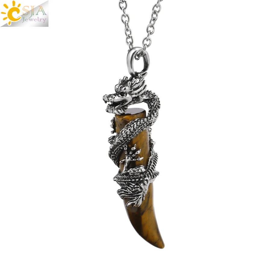 Collar De Dragón Unisex - Dije De Dragón Alado, Acero Inoxidable 316L. Amuleto De Protección, Regalo Espiritual Ideal.