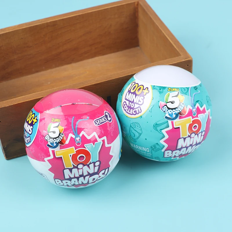 ZURU 5 Surprise Plushy Pets Series 1 Mystery Ball Collectible Capsule (Set  of 2)