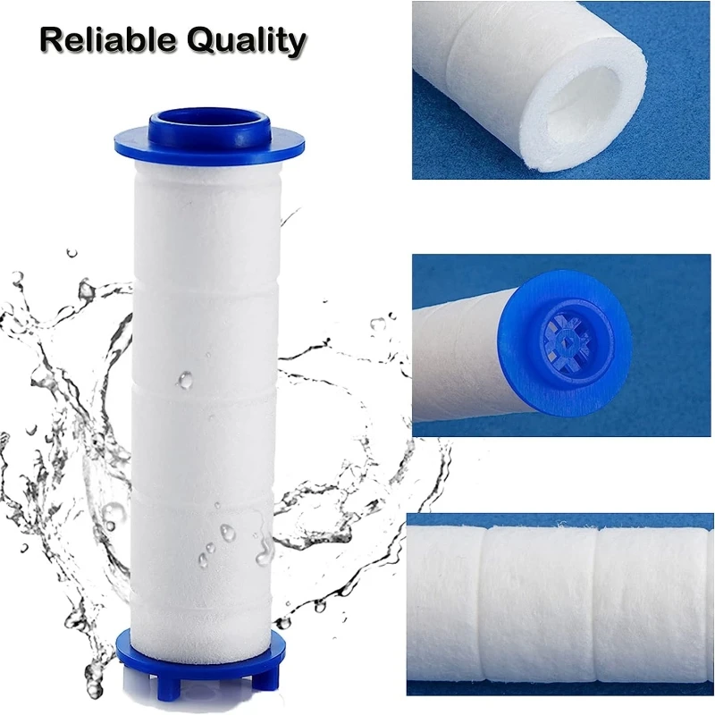 Shower Water Filter 10Pcs Replacement for Held Showerhead High Output Remove Chlorine Fluoride and Hard Water
