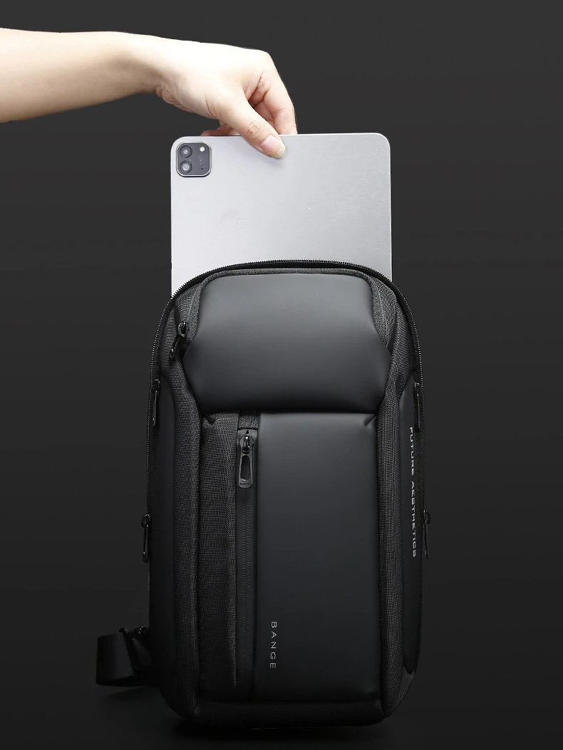 New Men's Casual Chest Bag Niche Fashion Trend Crossbody Bag Large Capacity One Shoulder Shoulder Bag