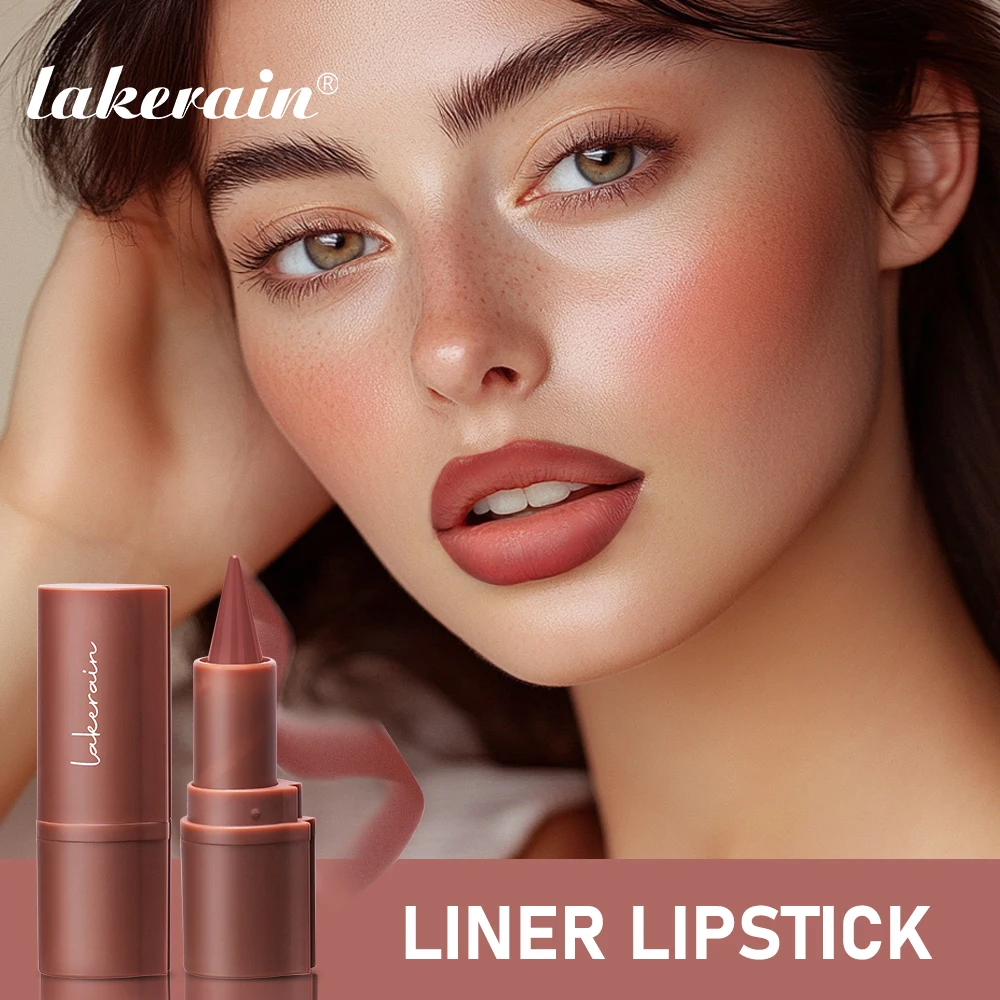Matte Liner Lipstick Pen Gradient Lip Liner Red Brown Lipsticks Pencil Lasting Waterproof Lip Stick Sexy Women Lip Cosmetics