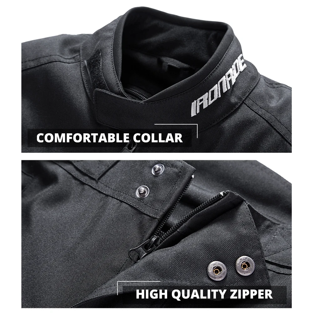 Men Motorcycle Jacket Enduro Anti-Fall Motorbike Riding Motocross 4 Seasons Cycling Biker Jacket Pants