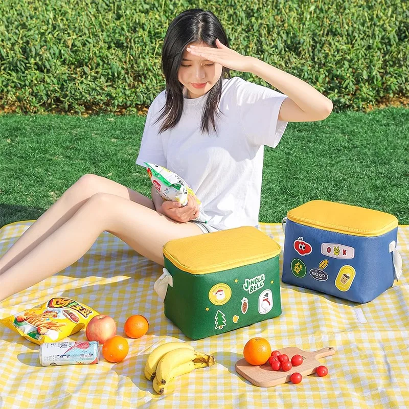 Thermal Lunch Bag Insulated Lunch Handbag Picnic Cooler Bag Travel  Breakfast Box School Children Lunch Bag Tote Food Bento Pouch - AliExpress