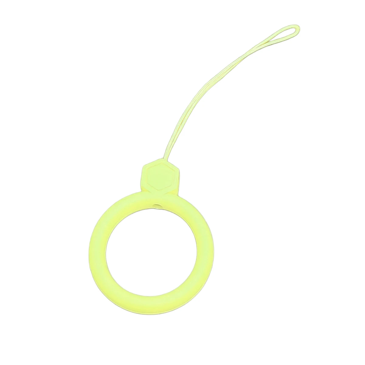 Soft Silicone Wrist Strap Lanyard Keychain