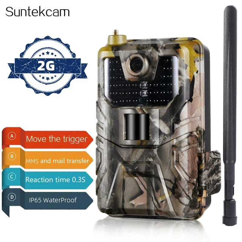 

Outdoor 2G MMS SMS SMTP Trail Wildlife Camera 20MP 1080P Night Vision Cellular Mobile Hunting Cameras HC900M Wireless Photo Trap