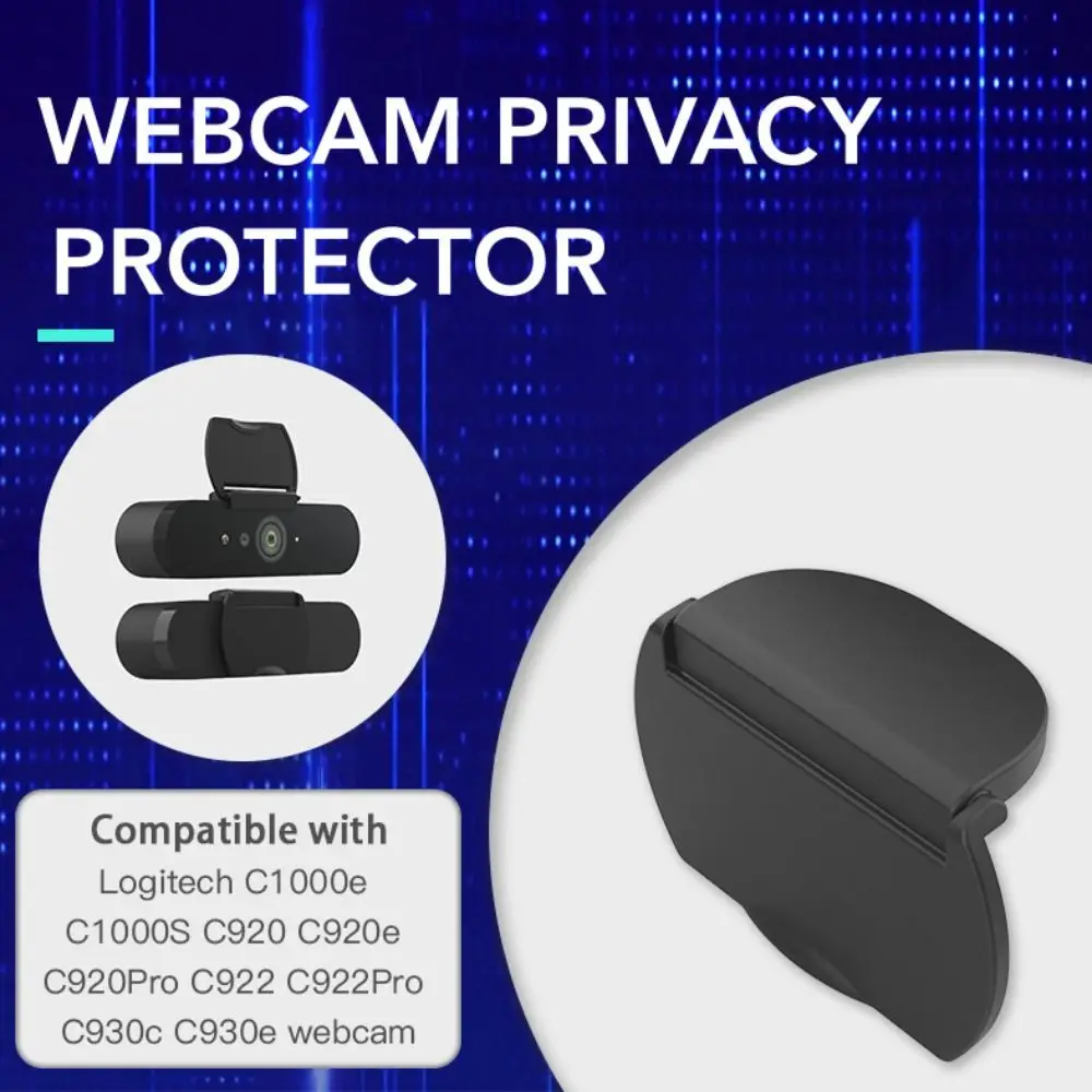 Dustproof Camera Lens Privacy Cover Shutter Hood Webcam Lens Cap for Logitech C1000e 1000s 920 920e 920Pro 922Pro 930c 930e 2