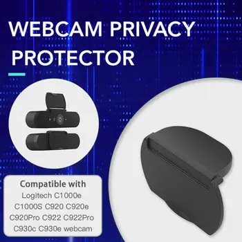 Dustproof Camera Lens Privacy Cover Shutter Hood Webcam Lens Cap for Logitech C1000e 1000s 920 920e 920Pro 922Pro 930c 930e 2