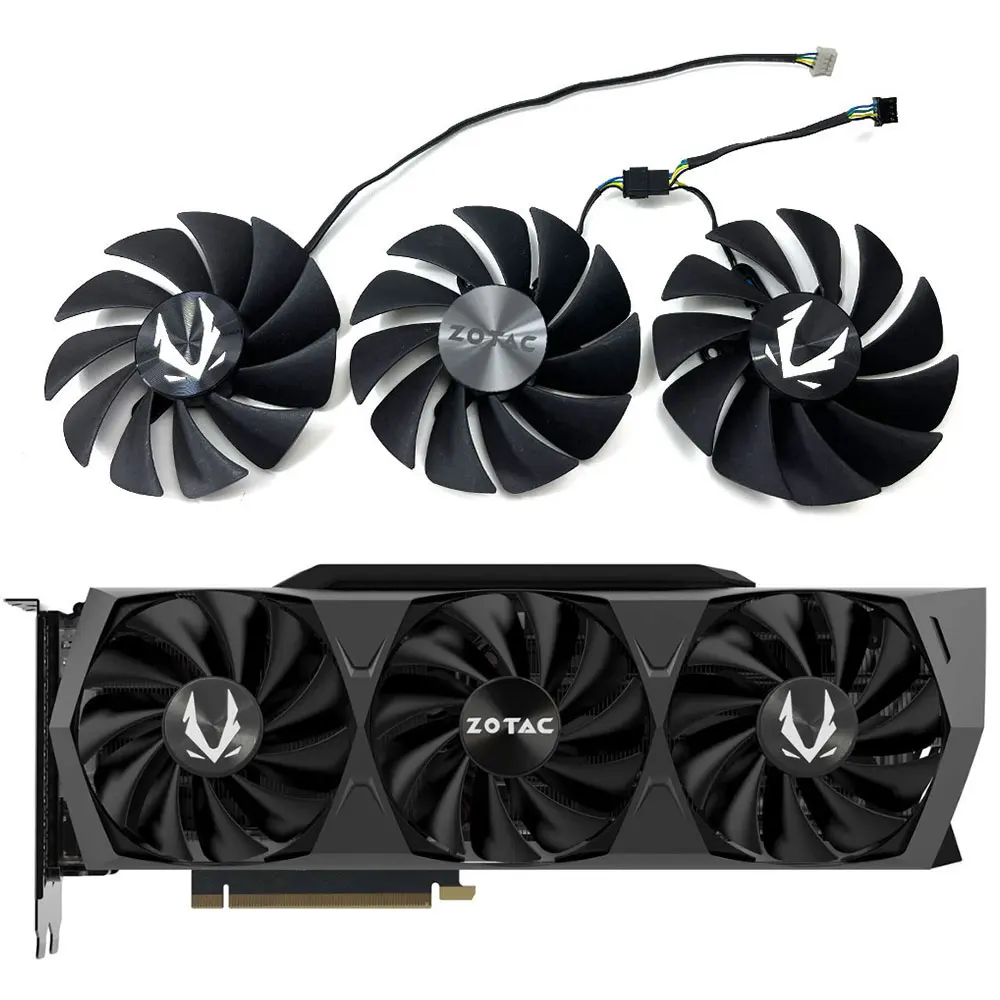 Ventilador de Refrigeração para Jogos Zotac Ga92s2u Cf9015h12s Rtx 3080 3080 ti 3090 Rtx 3080