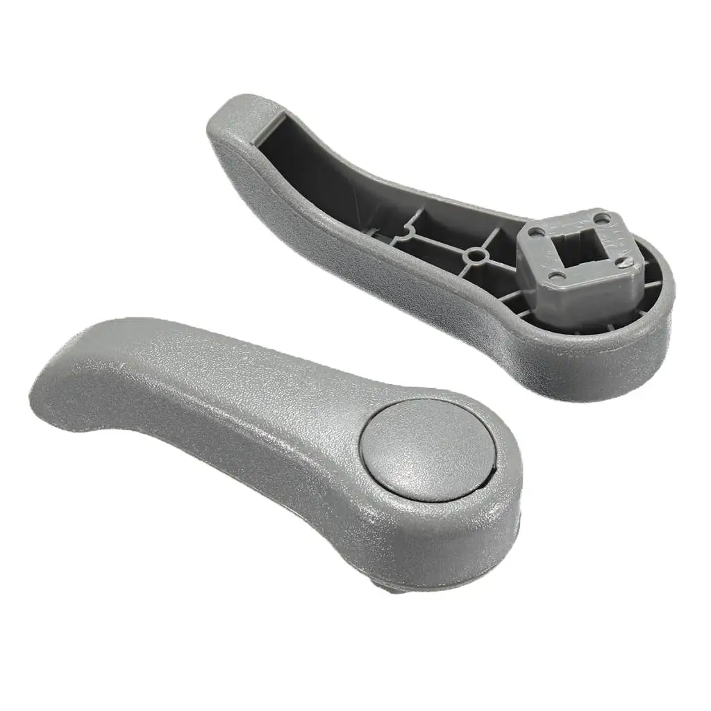 Great Performance 2x Seat Adjuster Handle Adjust for Clio MK2 Grey Stable Performance High Reliability