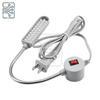 Lampe de travail à base magnétique pour machine à coudre, lampe industrielle à col de cygne, table pour perceuse à tour, 30 LED 1