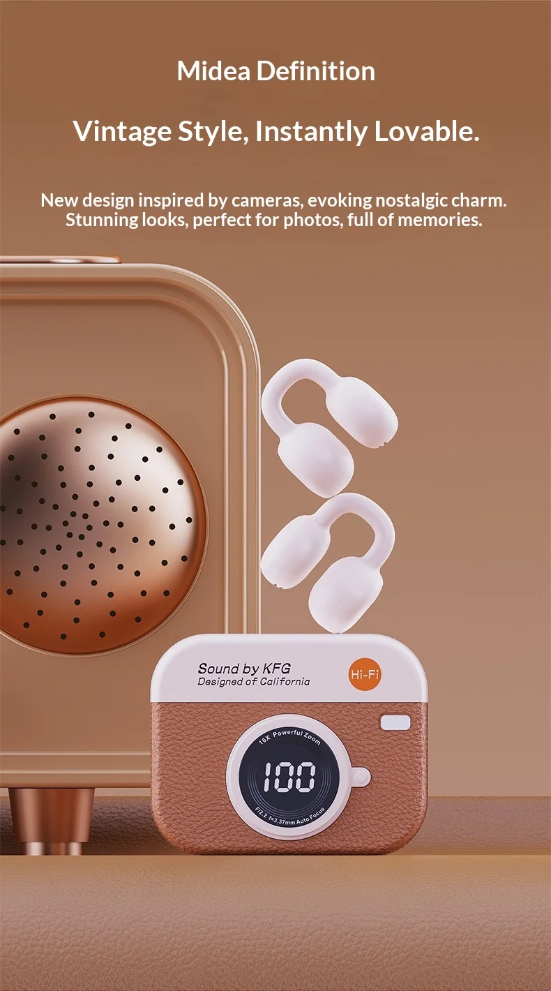 Wireless Noise Canceling Bluetooth Earphones With Mic For Sports_voghion.com