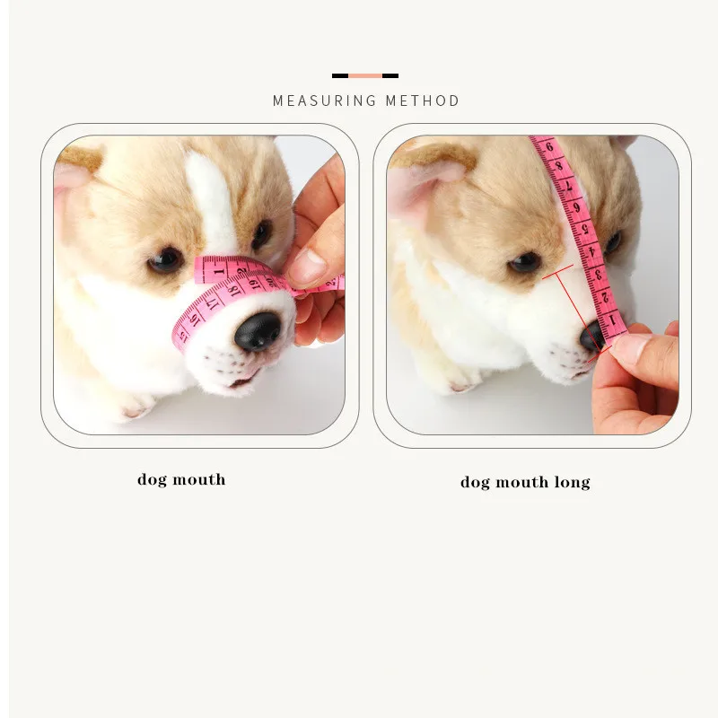 Adjustable Dog Mouth Mask Breathable Anti-Biting Pet Muzzle Cover for Small Medium Large Dogs Pets Accessories XS-XXXL dog muzzle