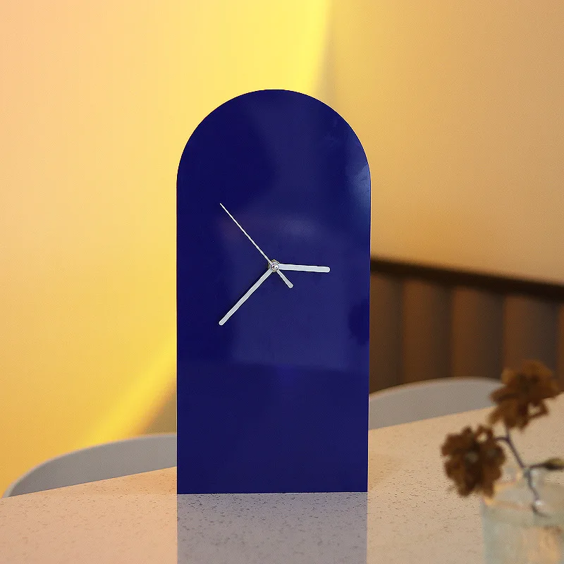 Nordic-Dark-Blue-Clock-Acylic-Bedroom-Creative-Wall-Clock-for-Living ...