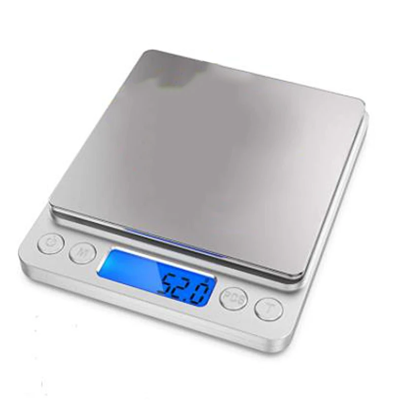 

Digital Pocket Scales,Kitchen Food Scales,Stainless Steel Jewelry Scales With LCD Display(500G/ 0.01G High-Precision)