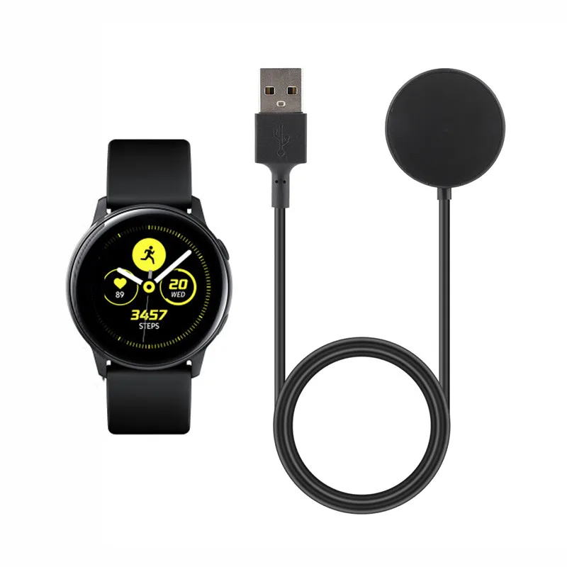 

Charger Cable For Samsung Galaxy Watch 4 LTE Classic Watch 3 Active 2 Universal Smartwatch Charging Dock Bracket Non-slip Base