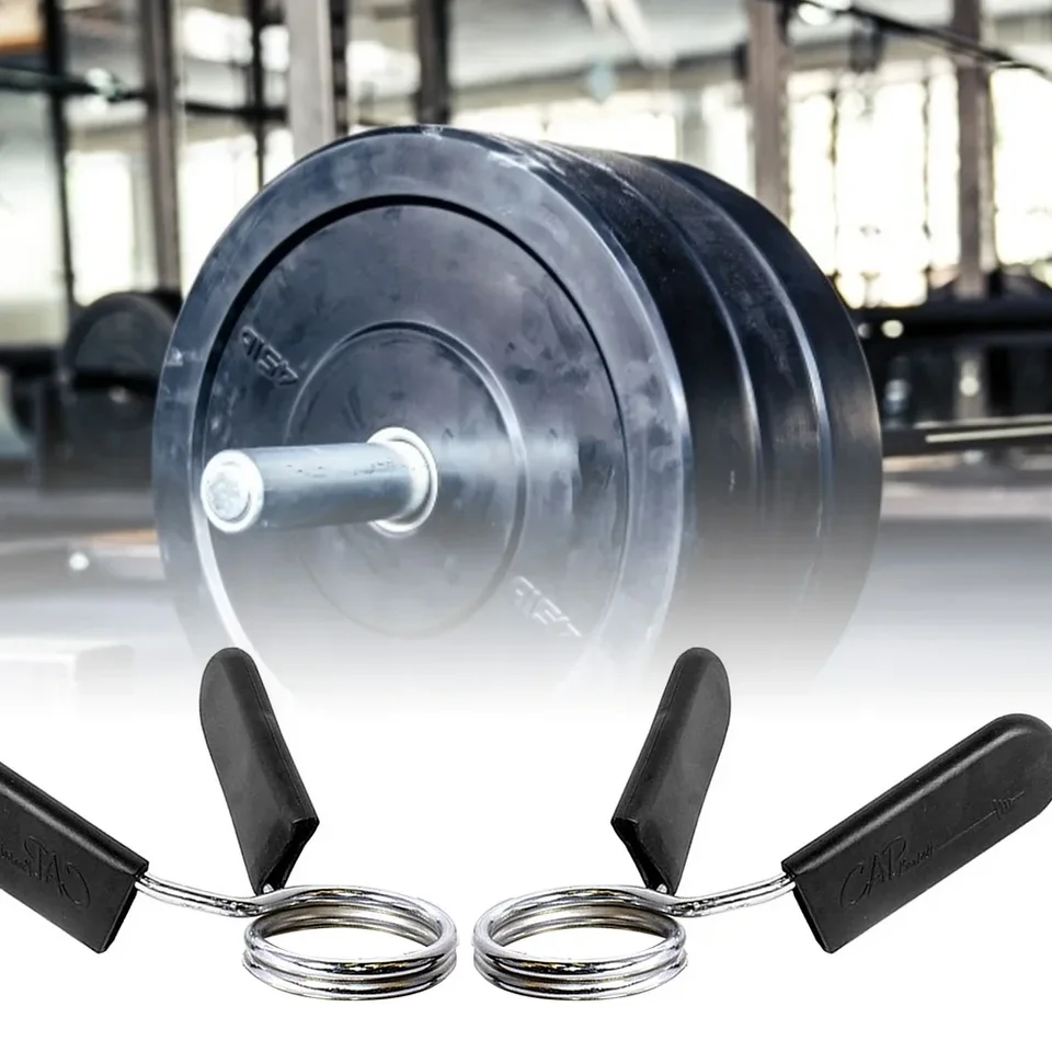 4 Pezzi 28 mm Bilanciere Palestra Bilanciere con Chiusura a Molla, Chiusura a Molla in ABS per Sollevamento Pesi, Allenamento di Forza, Fissaggio a Manubri Corti