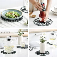 KYCOR-tapis de dessous de plat en Silicone antidérapant et résistant à la température, tampons chauds de cuisine pour plats chauds 5