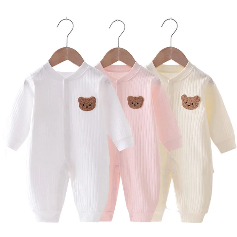 Bear Cotton Baby Jumpsuit 1