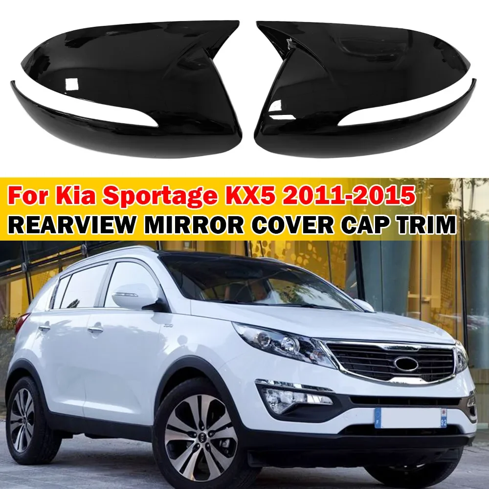 Für Kia Sportage KX5 2011-2015 Auto Aufkleber Rück Seite Spiegel Abdeckung Flügel Kappe Außen Fall Trim Zubehör Fahrzeug dekoration