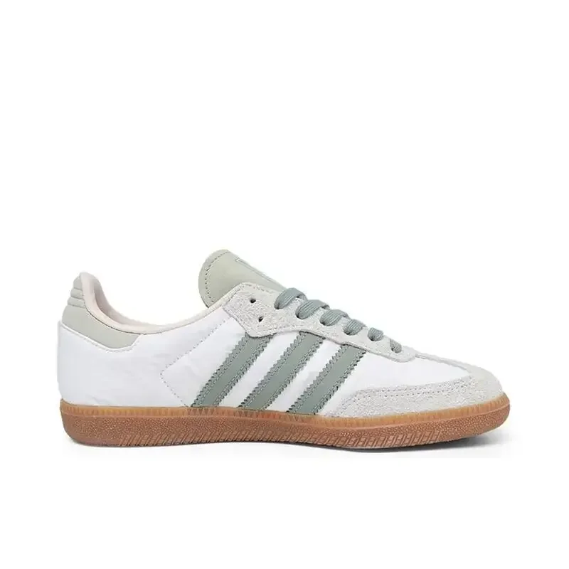 Adidas Originals Samba OG White Pink Fashion Anti-slip Classic Unisex Casual Board Shoes German Training
