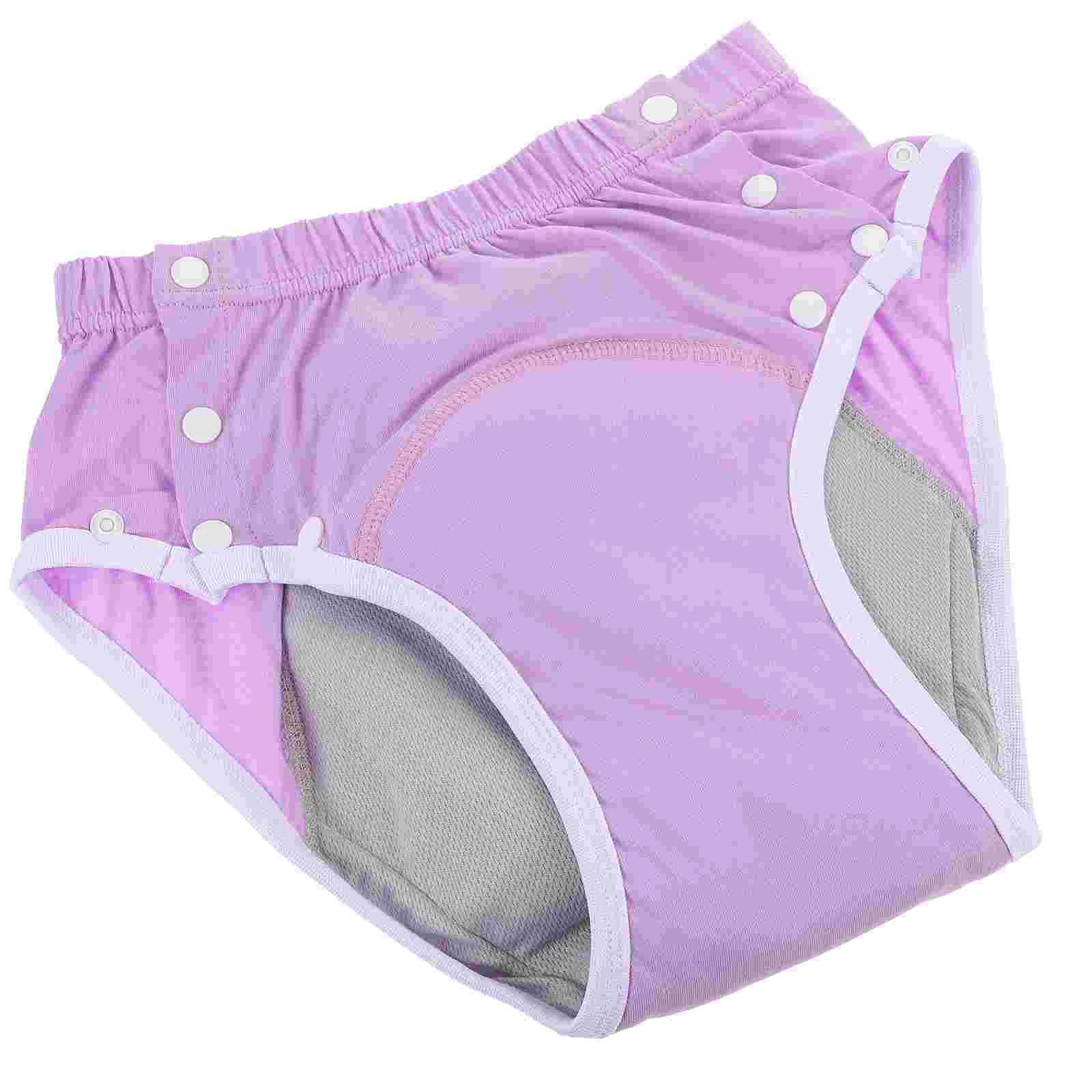 Diapers Reusable Adult Washable Elderly Breathable Adjustable Incontinence Pure Cotton Anti-leak Urinal Pant for Hospital 4