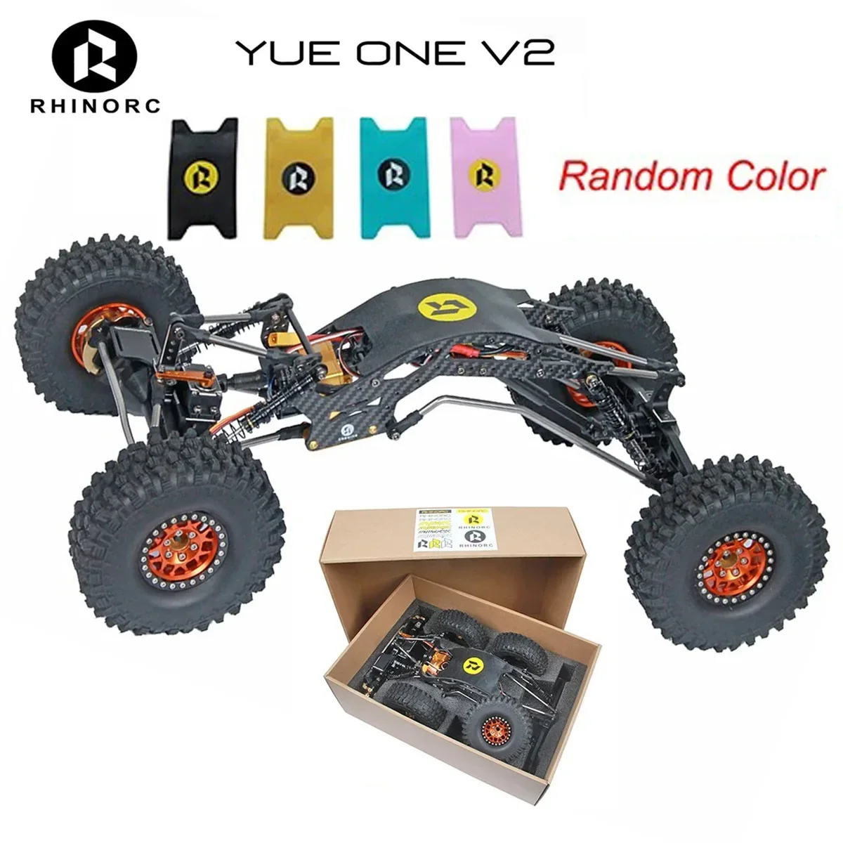 

RhinoRC YUE ONE V2 Sporty Crawler Car,With AM32 Brushless Outrunner Motor Combo,for MOA Competition Crawler Cars 1/10 Off-Road