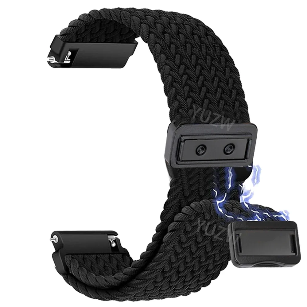 Magnetic Nylon Sports Watch Band, 20-22mm, Universal Fit
