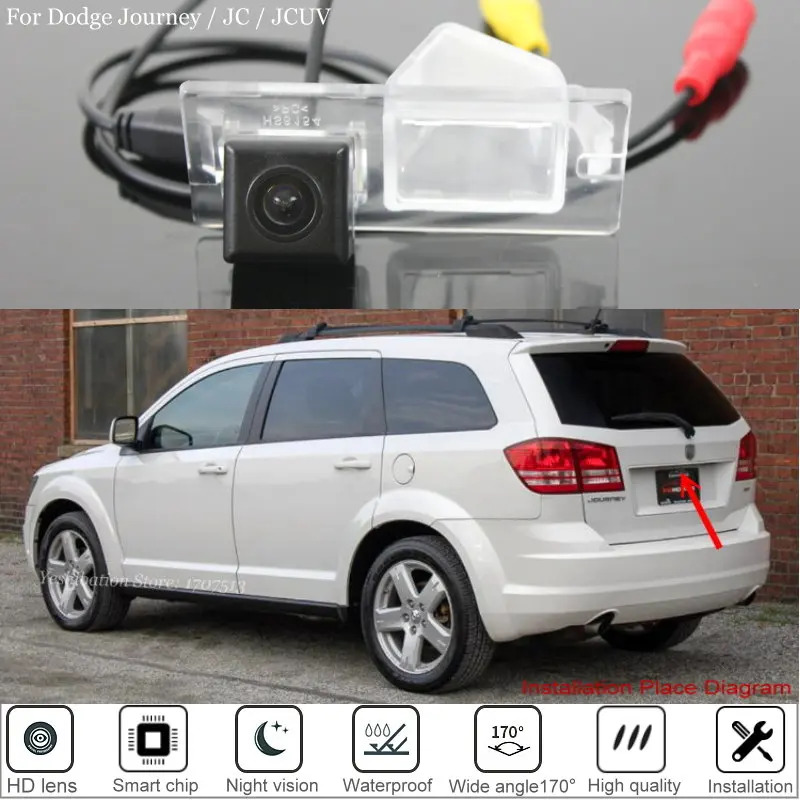 Car rear view camera for dodge journey jc jcuv 2008 2015 reversing