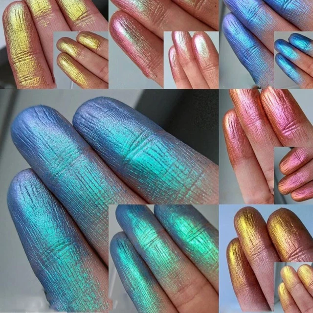 Color Shift Chameleon Holographic Pigments  Chameleon Colorshift Pigment  Powder - Nail Glitter - Aliexpress