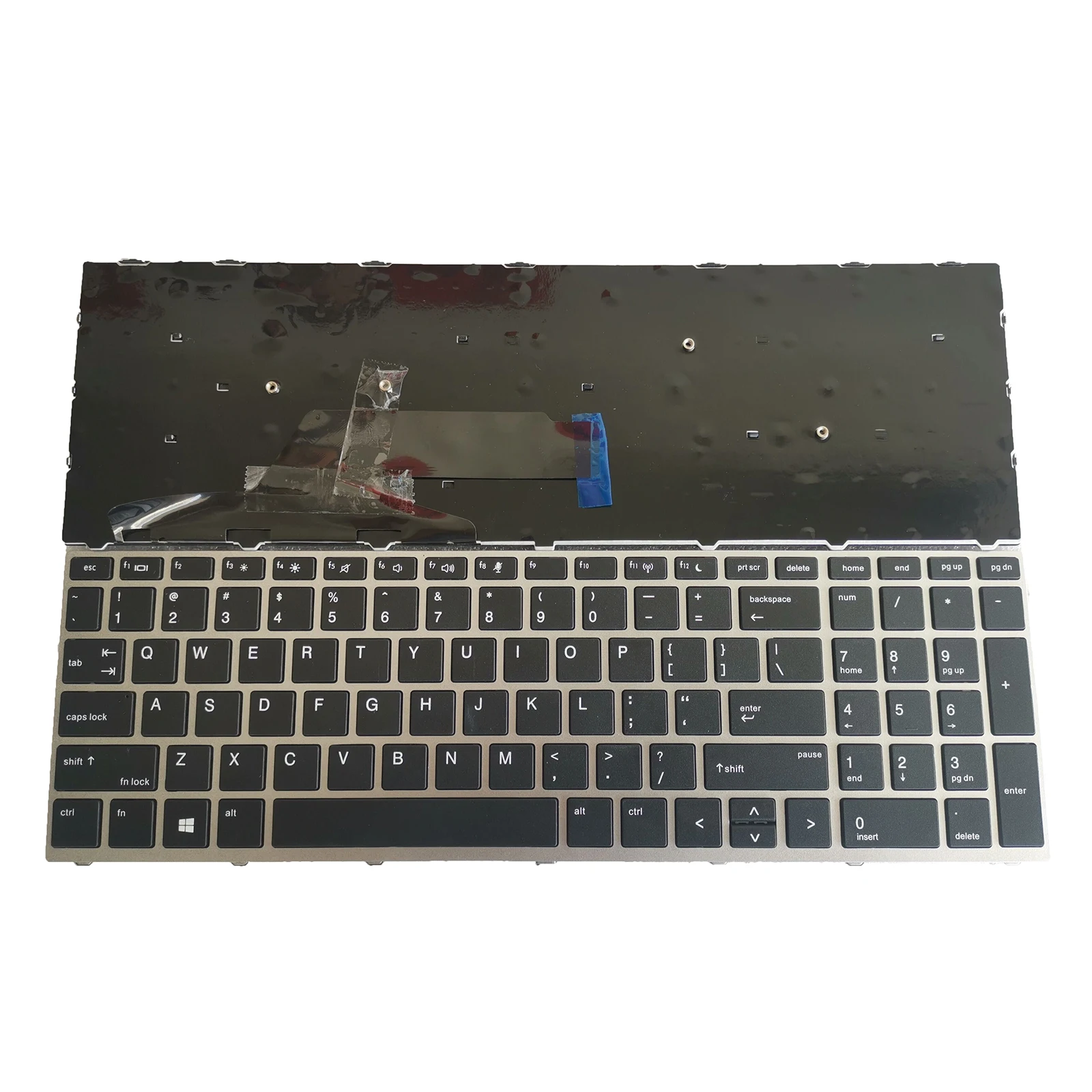 Nuova Tastiera Americana Per Hp Probook 450 G5 455 G5 470 G5 Cornice Argento Senza Retroilluminazione