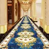 Luxury European Style Lobby Corridor Carpets Hallway Long Strip Area Carpet  Aisle Wedding Red Area Rugs Home Entrance Decor Mat 3
