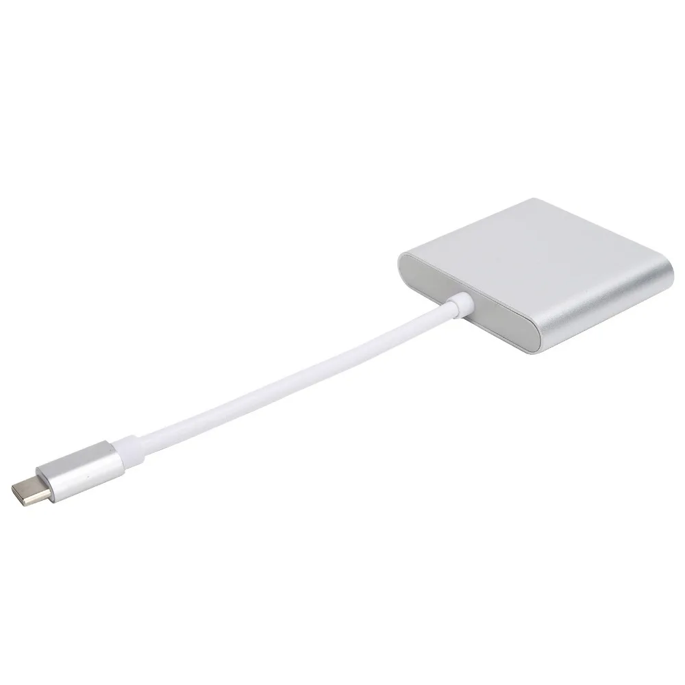 타입C to HD 호환 USB PD 3 in 1 타입-C 허브 USB3.0 & PD 100W 4K 출력 타입C 도킹 스테이션 USB C 멀티포트 어댑터