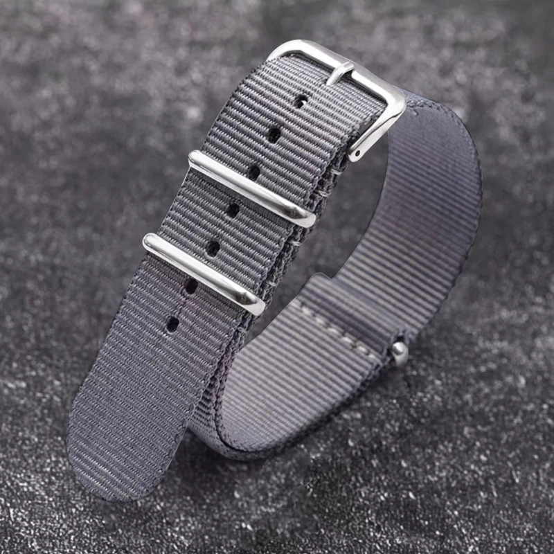 Universal Canvas Nylon Watch Strap - Premium NATO Style Wristband Bracelet