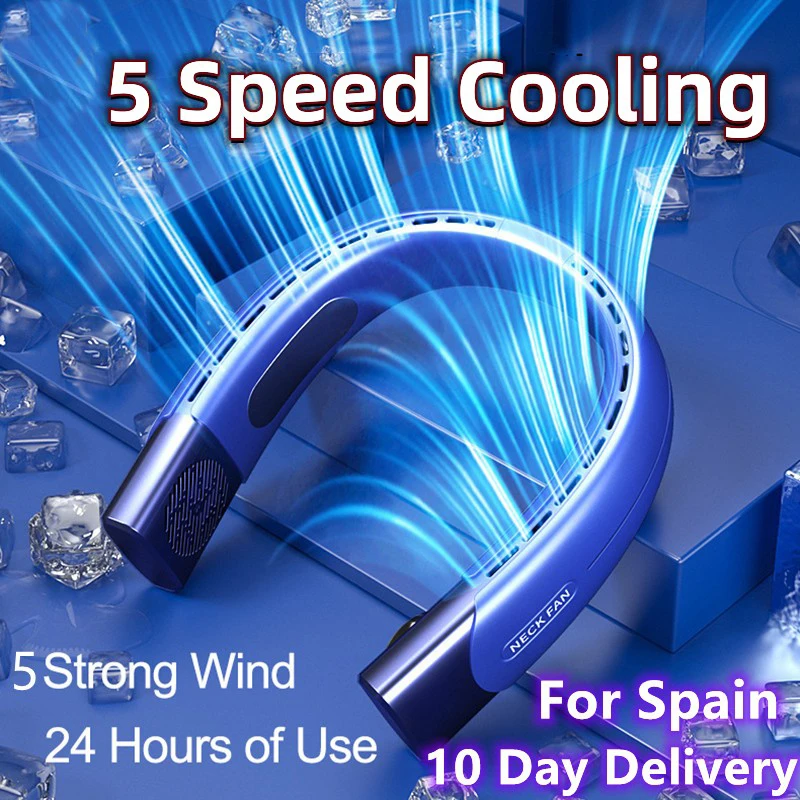 display de 5 velocidades ventilador eletrico para esportes novo 6000mah 01