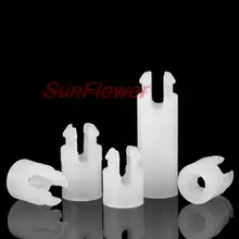 

50PCS White PC Board Isolation Column Spacer Column Circuit Board Bracket Plastic Support Column Cushion High Column SS Series