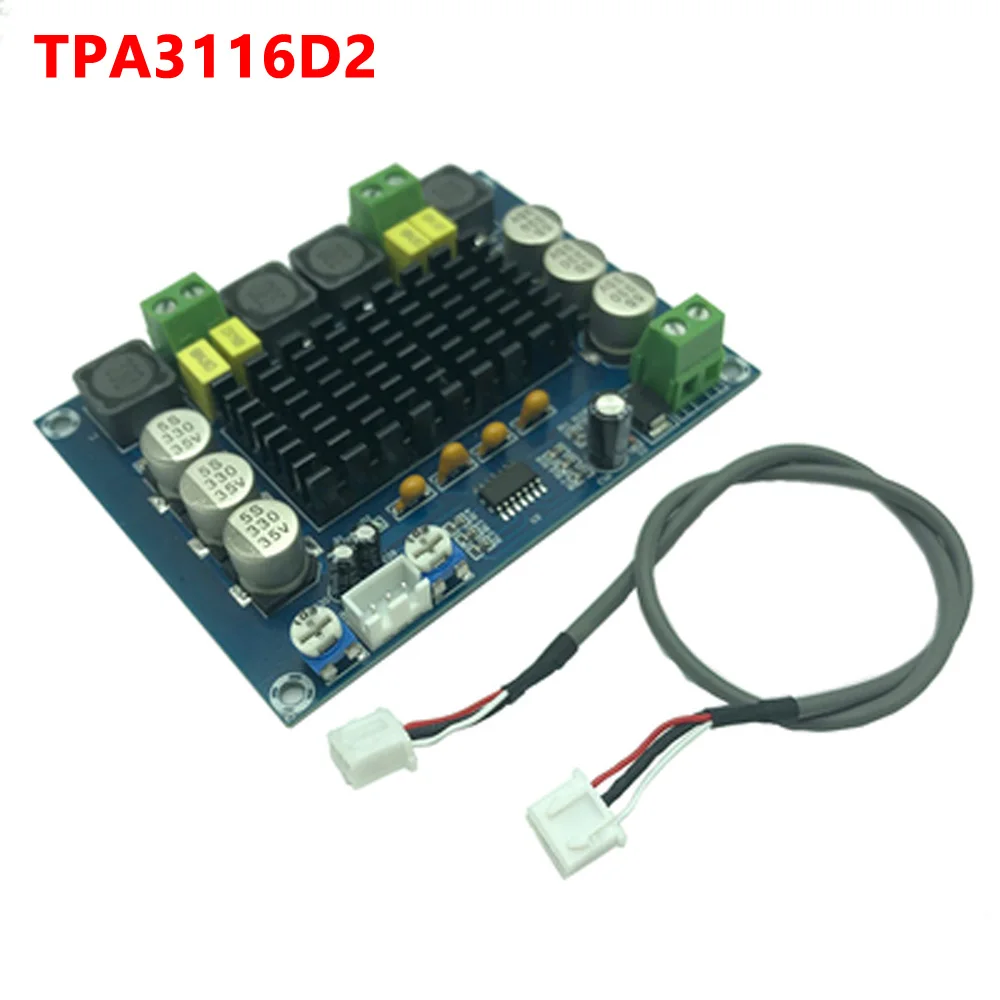 1pcs XH-M543 High Power Digital Amplifier Board TPA3116D2 Audio Amplifier Module Dual Channel 2*120W 120w 2 dual channel audio stereo digital amplifier board high power tpa3116d2 tpa3116 d2 module dc12 26v xh m543