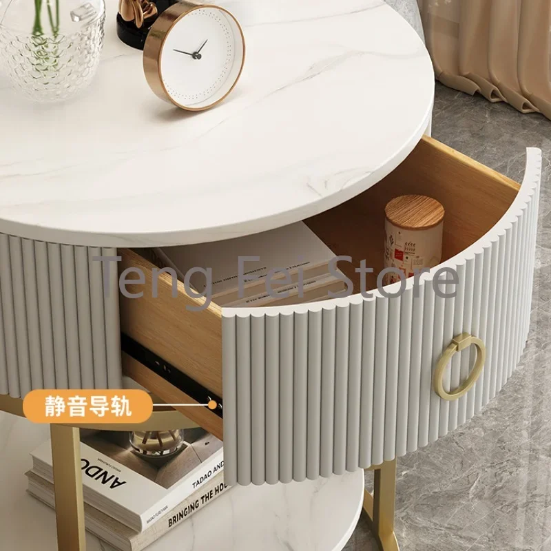 Drawers Bedroom Nightstands Dressers Nordic Modern Storage Nightstands Living Room Luxury Szafki Nocne Bedroom Furniture SR50NS