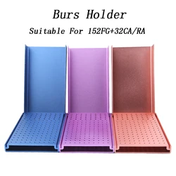 1Pcs Dental 152 Holes High/Low speed box Dental Burs cleaning stand Autoclave Sterilizer Case Burs For Dental Tools