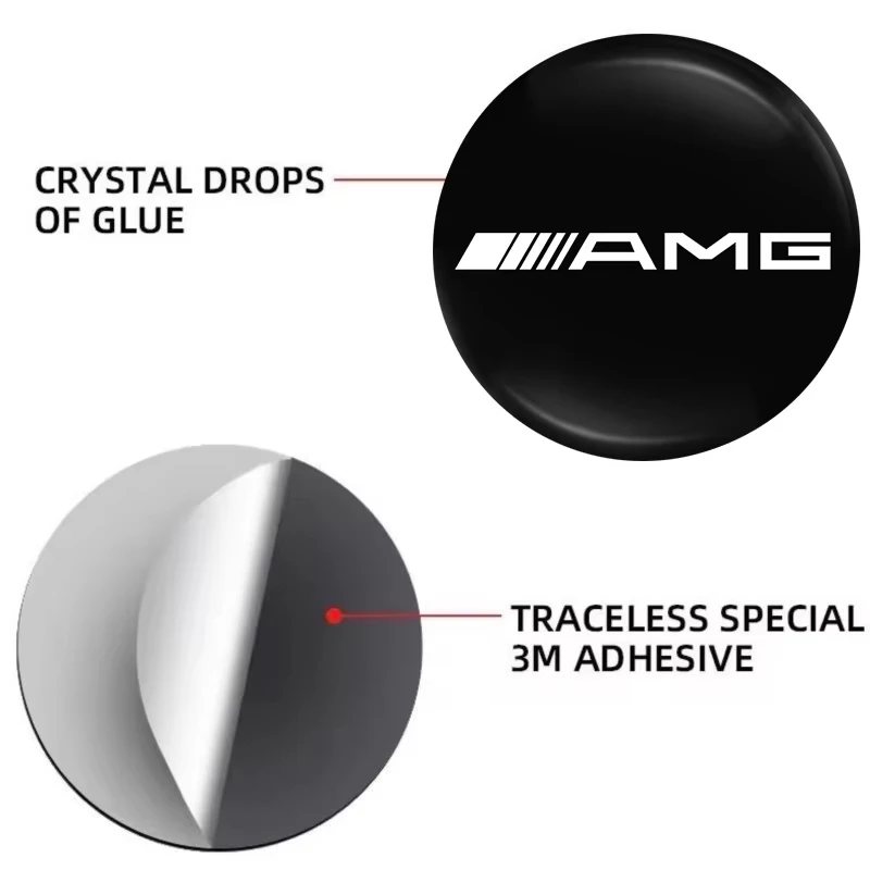 메르세데스 벤츠 AMG A B C E G CLA W211 W203 W204 C260 E300L A200L GLC300 자동차 도어락 키홀 스티커 자동차 키 스티커 엠블럼