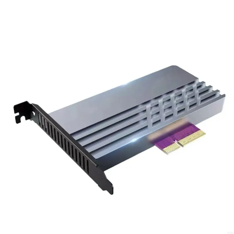 M.2 NVMe Solid Disk Converter 128Gbps Fast Transfer with PCIe 5.0X4 Connection for 10000Mb Fast Read and Write Speeds