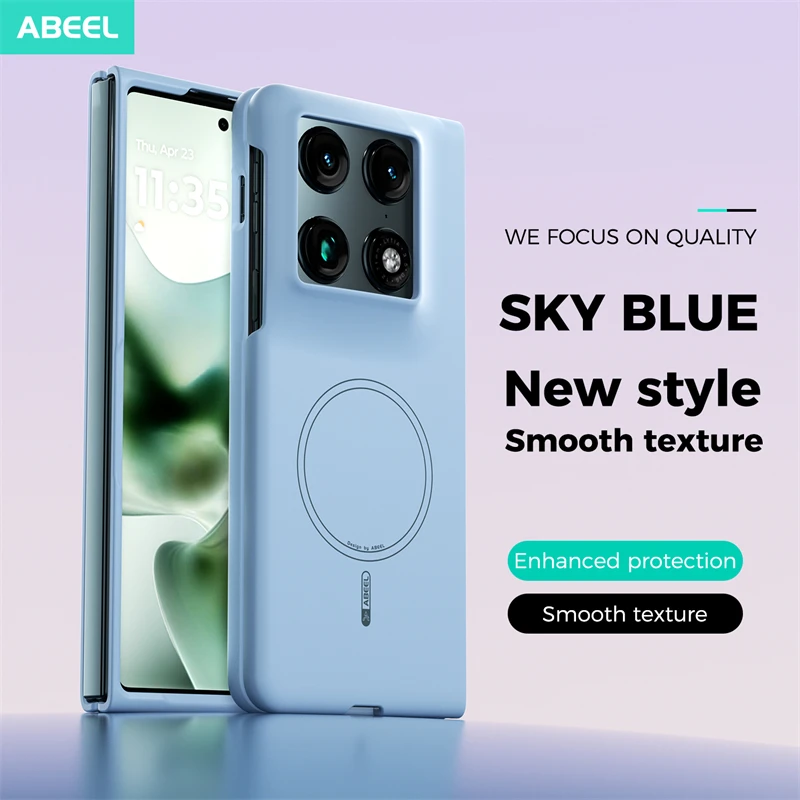 Luxury Magnetic Liquid Silicone Case with Built-in Flocking Protection