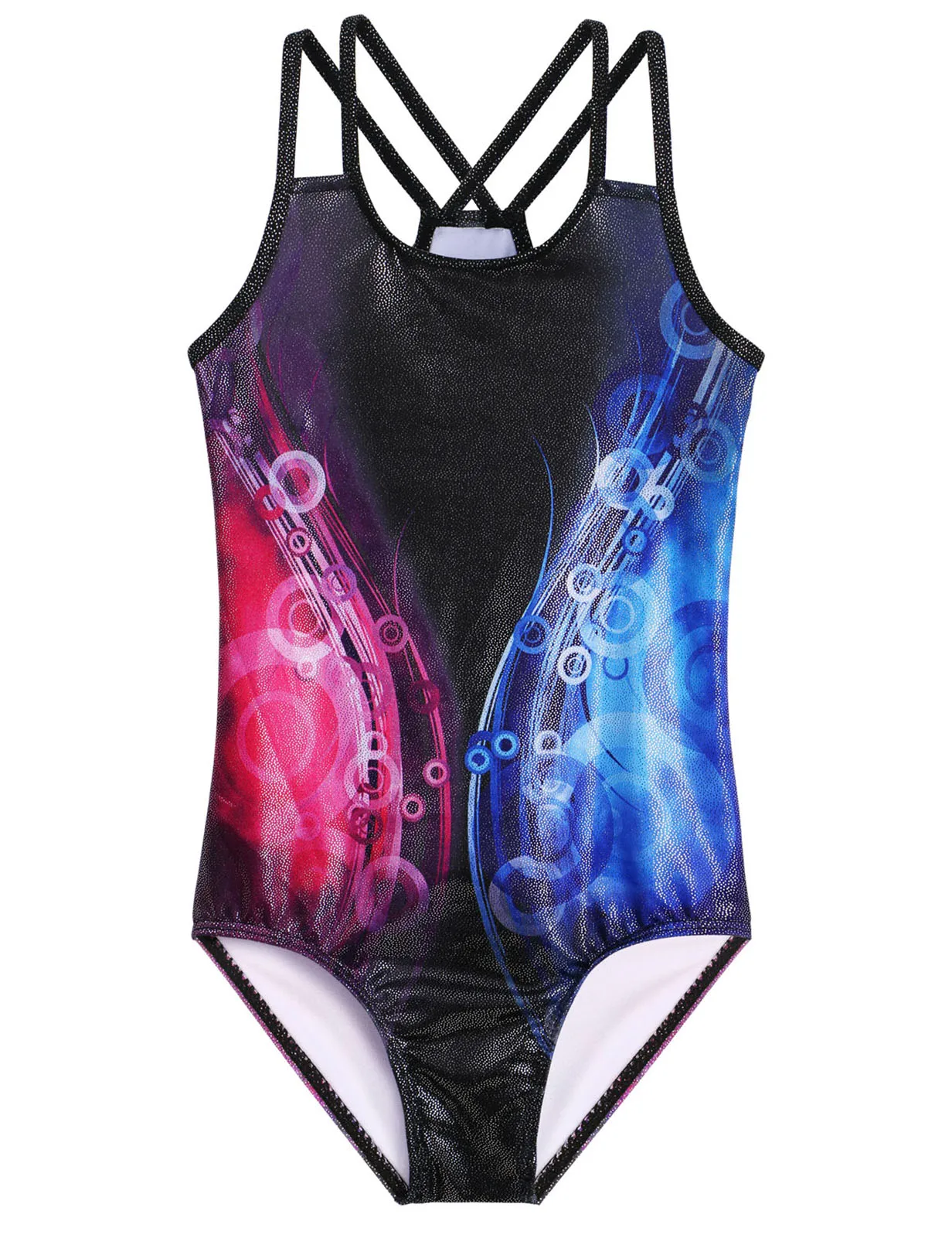 Toddler Girls Ballet Leotards Gymnastics Outfit Dance Wear Kids Bodysuit Practice Costume Sleeveless Performance Clothes