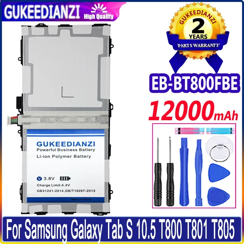 Tablet Eb-Bt800Fbe Batteria Per Samsung Galaxy Tab S 10.5 Sm-T805C/T800/T801/T805/T807 Batteria + Strumenti