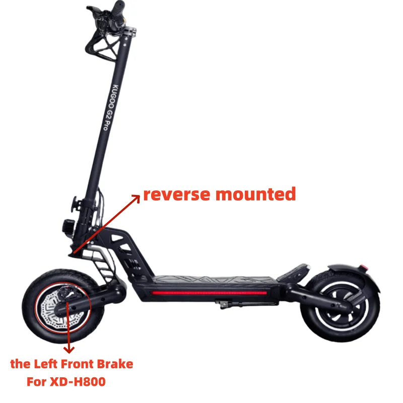 KUKIRIN E-Bike Scooter Bremse 2-PIN-Stecker für KUKIRIN G2, G2 MAX, G2 Master, G3 PRO, G4 Scooter Umbau Vorderbremse oder Hinterbremse – Detail 14