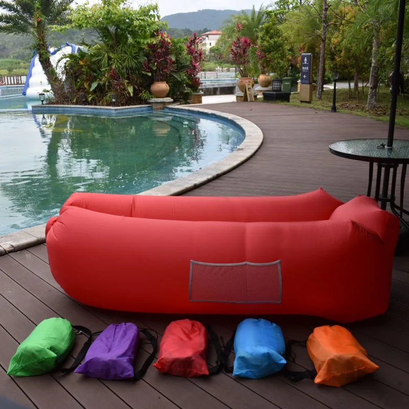 

Portable Self-inflating Sofa Air Sofa Air Bed Tanning Natural Recliner Beach Hammock Camping Accessories Music Festival Playing